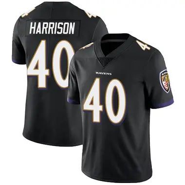 Youth Nike Baltimore Ravens Malik Harrison Alternate Vapor Untouchable Jersey - Black Limited