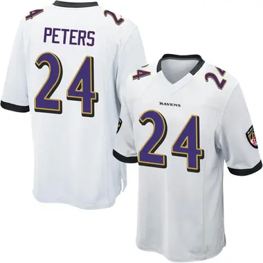 Youth Nike Baltimore Ravens Marcus Peters Jersey - White Game
