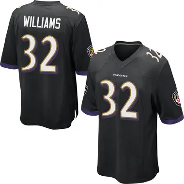 Youth Nike Baltimore Ravens Marcus Williams Jersey - Black Game
