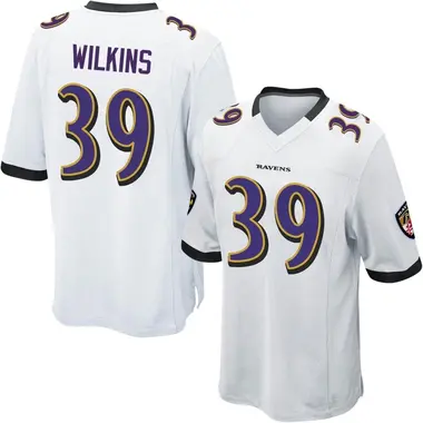 Youth Nike Baltimore Ravens Mazzi Wilkins Jersey - White Game