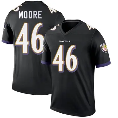 Youth Nike Baltimore Ravens Nick Moore Jersey - Black Legend