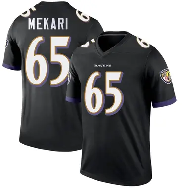 Youth Nike Baltimore Ravens Patrick Mekari Jersey - Black Legend