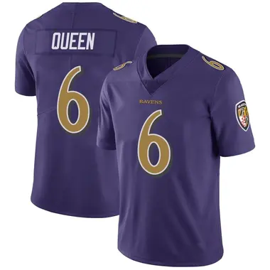 Youth Nike Baltimore Ravens Patrick Queen Color Rush Vapor Untouchable Jersey - Purple Limited