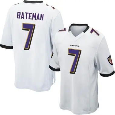 Youth Nike Baltimore Ravens Rashod Bateman Jersey - White Game