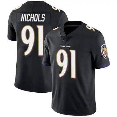 Youth Nike Baltimore Ravens Rayshad Nichols Alternate Vapor Untouchable Jersey - Black Limited