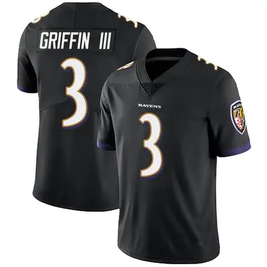 Youth Nike Baltimore Ravens Robert Griffin III Alternate Vapor Untouchable Jersey - Black Limited