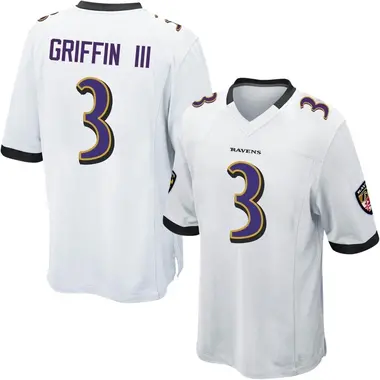 Youth Nike Baltimore Ravens Robert Griffin III Jersey - White Game