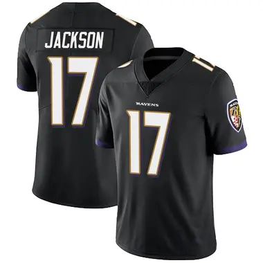 Youth Nike Baltimore Ravens Robert Jackson Alternate Vapor Untouchable Jersey - Black Limited