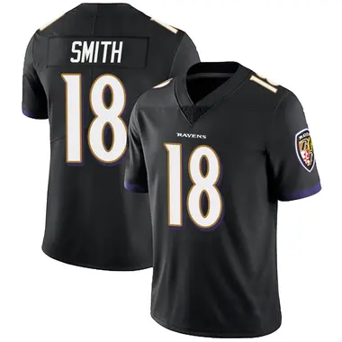 Youth Nike Baltimore Ravens Roquan Smith Alternate Vapor Untouchable Jersey - Black Limited