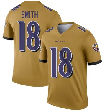 Youth Nike Baltimore Ravens Roquan Smith Inverted Jersey - Gold Legend