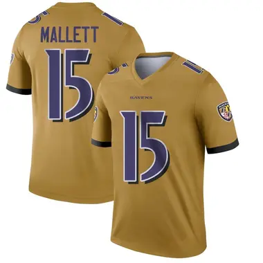 Youth Nike Baltimore Ravens Ryan Mallett Inverted Jersey - Gold Legend