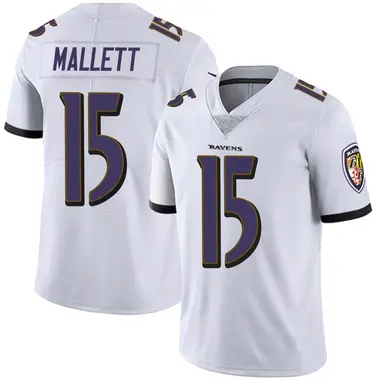 Youth Nike Baltimore Ravens Ryan Mallett Vapor Untouchable Jersey - White Limited