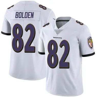 Youth Nike Baltimore Ravens Slade Bolden Vapor Untouchable Jersey - White Limited