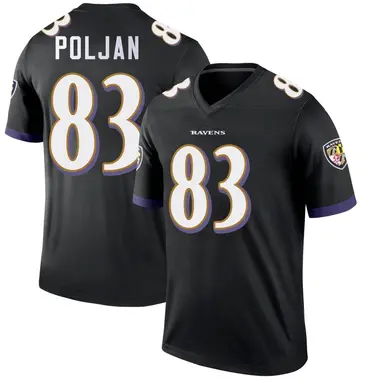 Youth Nike Baltimore Ravens Tony Poljan Jersey - Black Legend