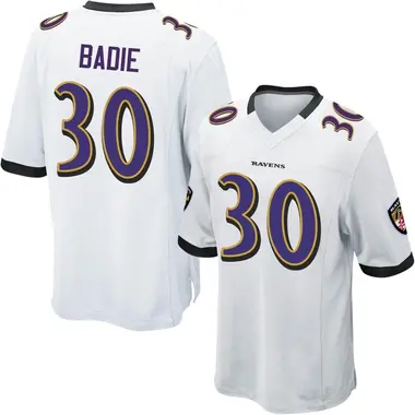 Youth Nike Baltimore Ravens Tyler Badie Jersey - White Game