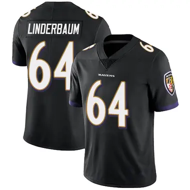 Youth Nike Baltimore Ravens Tyler Linderbaum Alternate Vapor Untouchable Jersey - Black Limited