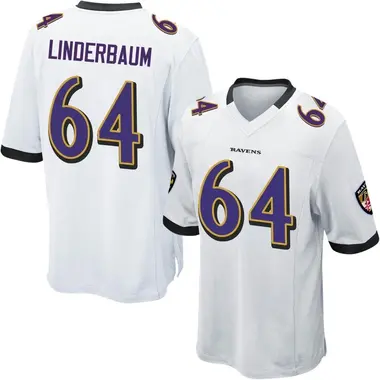 Youth Nike Baltimore Ravens Tyler Linderbaum Jersey - White Game