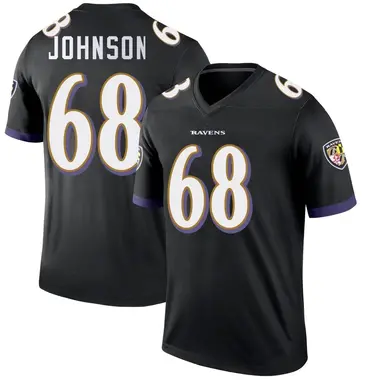 Youth Nike Baltimore Ravens Zack Johnson Jersey - Black Legend