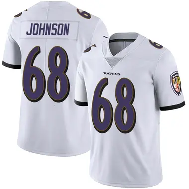Youth Nike Baltimore Ravens Zack Johnson Vapor Untouchable Jersey - White Limited
