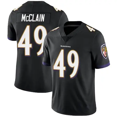 Youth Nike Baltimore Ravens Zakoby McClain Alternate Vapor Untouchable Jersey - Black Limited