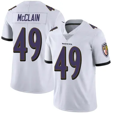 Youth Nike Baltimore Ravens Zakoby McClain Vapor Untouchable Jersey - White Limited
